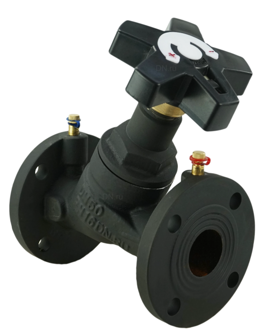 Клапан балансировочный VB1431V-F Ду50 Ру16 чугунный, фланцевый, с ниппелями в Омске