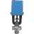 Клапан регулирующий VRg1-31M-PED-T 1/2″ Ду15 Ру25 двухходовой, односедельный, резьбовой, корпус - нержавеющая сталь AISI304, уплотнение - металл с электроприводом XCK220-1500 AC220V в Омске