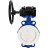 Затвор дисковый поворотный WBV3434Pf-2W-Fb-R Ду150 Ру16 корпус - углеродистая сталь WCB, диск - углеродистая сталь WCB, футерованный PTFE, уплотнение - PTFE, межфланцевый, с редуктором в Омске