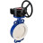 Затвор дисковый поворотный WBV3434Pf-2W-Fb-R Ду150 Ру16 корпус - углеродистая сталь WCB, диск - углеродистая сталь WCB, футерованный PTFE, уплотнение - PTFE, межфланцевый, с редуктором в Омске