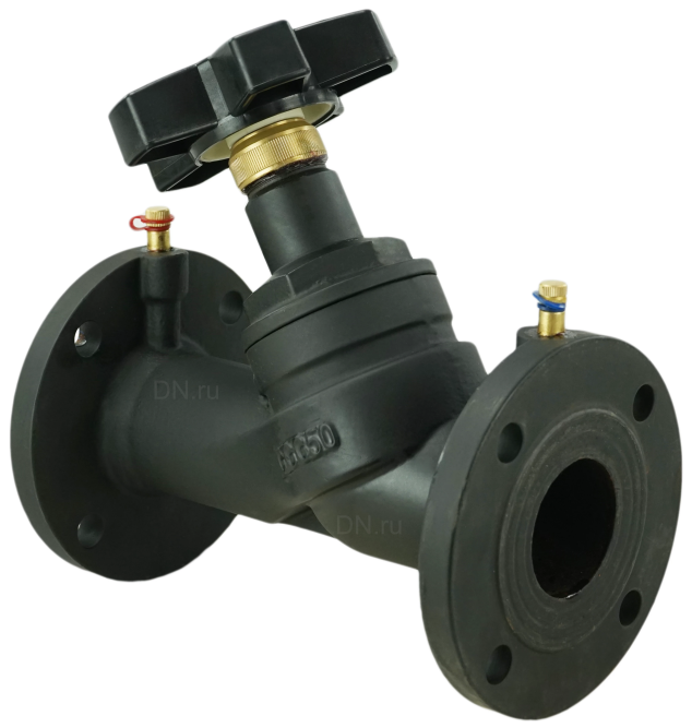 Клапан балансировочный VB1431V-F Ду65 Ру16 чугунный, фланцевый, с ниппелями в Омске