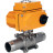 Кран шаровой BV3232P(3pc)-FP-W-ISO-H LONG Ду150 Ру16 полнопроходной, корпус - нержавеющая сталь 316, уплотнение - PTFE, под приварку, с электроприводом QT-N-040EM-O1-24VDC-У1 в Омске