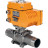 Кран шаровой BV3232P(3pc)-FP-W-ISO-H LONG Ду150 Ру16 полнопроходной, корпус - нержавеющая сталь 316, уплотнение - PTFE, под приварку, с электроприводом QT-N-040EM-O1-24VDC-У1 в Омске