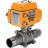 Кран шаровой BV3232P(3pc)-FP-W-ISO-H LONG Ду150 Ру16 полнопроходной, корпус - нержавеющая сталь 316, уплотнение - PTFE, под приварку, с электроприводом QT-N-040EM-O1-24VDC-У1 в Омске