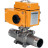 Кран шаровой BV3232P(3pc)-FP-W-ISO-H LONG Ду150 Ру16 полнопроходной, корпус - нержавеющая сталь 316, уплотнение - PTFE, под приварку, с электроприводом QT-N-040EM-O1-24VDC-У1 в Омске
