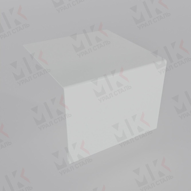 Планка откоса околооконная простая 200х50х3000 мм 0,5 мм Satin RAL 9003 в Омске