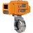 Затвор дисковый поворотный WBV3131S-2W-W-H Ду15 Ру10 под приварку, корпус - пищевая нержавеющая сталь 304, уплотнение - Silicon, с электроприводом QT-N-005EM-A1-220VAC-У1 c датчиком обратной связи и входным управляющим сигналом 4-20мА HARK в Омске