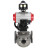 Кран шаровой BV3232P(4pc)-FP-3WL-F Ду40 Ру16 полнопроходной трехходовой, фланцевый, корпус - нержав.сталь SS316, пневмопривод PA-DA-065 двойн.действия, пневмораспределитель 4M310-08 DC24V, БКВ APL-510N EX и ручной дублер MON1-250-T26-ISO в Омске
