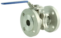 Кран шаровой BV3232P(2pc)-FP-F-ISO-H Ду25 Ру40, корпус - нержавеющая сталь 316, уплотнение - PTFE, полнопроходной фланцевый с ISO-фланцем и рукояткой, 11х11, F04/F05