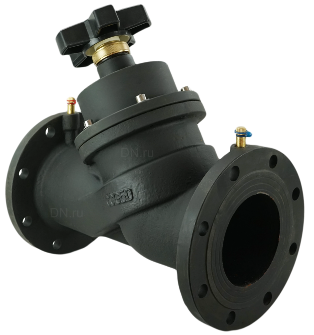 Клапан балансировочный VB1431V-F Ду125 Ру16 чугунный, фланцевый, с ниппелями в Омске