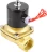Клапан электромагнитный VS100-NT-NC-220VAC 1 1/4″ Ду32 Ру10, соленоидный двухходовой, корпус - латунь, уплотнение - NBR, резьбовой, нормально-закрытый, прямого действия, катушка - 220В в Омске