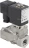 Клапан электромагнитный VS431-VT-NC-24VAC 3/8″ Ду10 Ру16 пилотного действия двухходовой, корпус - сталь нержавеющая 304, присоединение - внутренняя резьба, уплотнение - VITON, нормально-закрытый, катушка - 24В AC в Омске