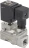 Клапан электромагнитный VS431-VT-NC-24VAC 3/8″ Ду10 Ру16 пилотного действия двухходовой, корпус - сталь нержавеющая 304, присоединение - внутренняя резьба, уплотнение - VITON, нормально-закрытый, катушка - 24В AC в Омске