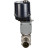 Кран шаровой BV3232P(3pc)-FP-W-ISO-H LONG Ду40 Ру40 полнопроходной, под приварку, корпус - нержавеющая сталь SS316, уплотнение - PTFE, с электроприводом четвертьоборотным QTSA-N-005EM-O0-220VAC с пружинным возвратом в Омске