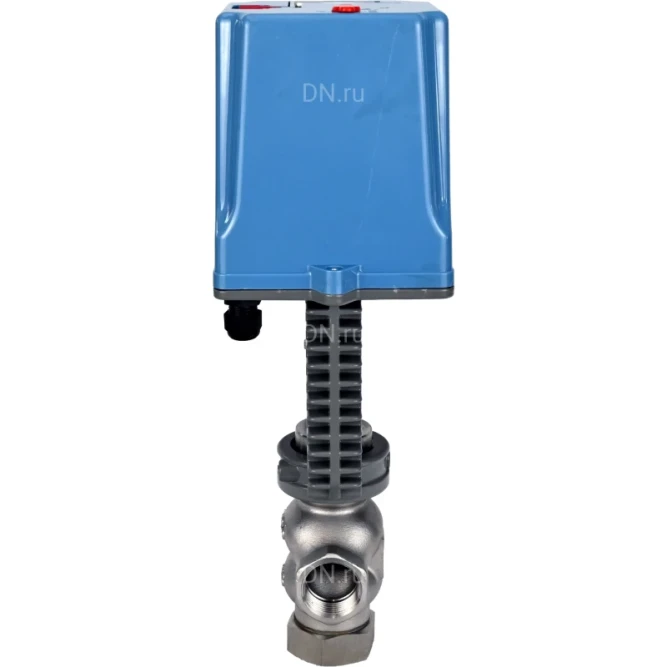 Клапан регулирующий VRg1-31M-PED-T 2″ Ду50 Ру25 двухходовой, односедельный, резьбовой, корпус - нержавеющая сталь AISI304, уплотнение - металл с электроприводом XCK220-1500 AC220V в Омске