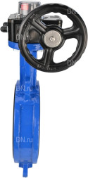 Затвор дисковый поворотный WBV1132N-2W-Fb-H Ду300 Ру16 межфланцевый, корпус - чугун GG25, диск - нержавеющая сталь 316L, уплотнение - NBR, с редуктором HGB RQN3-680Z с индикатором положения