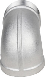 Отвод (уголок) ВР-НР-304 1/2″ Ду15 Ру16 угол 90°, корпус - нержавеющая сталь 304, присоединение - внутренняя / наружная резьба