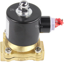 Клапан электромагнитный VS100-VT-NC-220VAC 3/8″ Ду10 Ру10, соленоидный двухходовой, корпус - латунь, уплотнение - Viton, резьбовой, нормально-закрытый, прямого действия, катушка - 220В