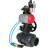 Кран шаровой BV4242E-FP-GRM-ISO Дн15 Ру10 полнопроходной, корпус - НПВХ, шар - НПВХ, уплотнение - EPDM, с пневмоприводом PA-DA-052, пневмораспределителем 4V320-08 AC220V, ручным дублером MON1-250-T26-ISO, БКВ APL-210N и БПВ AFC2000 в Омске