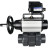 Кран шаровой BV4242E-FP-GRM-ISO Дн25 Ру10 полнопроходной, корпус - НПВХ, шар - НПВХ, уплотнение - EPDM, с пневмоприводом PA-DA-105-1 и пневмопозиционером YT-1000RSN с обратной связью в Омске
