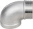 Отвод (уголок) ВР-НР-304 1 1/2″ Ду40 Ру16 угол 90°, корпус - нержавеющая сталь 304, присоединение - внутренняя / наружная резьба в Омске