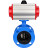 Затвор дисковый поворотный WBV1313E-2W-F-H Ду125 Ру16 фланцевый, корпус - чугун GGG40, диск - чугун GGG40, уплотнение - EPDM, с пневмоприводом PA-DA-130 двойного действия в Омске