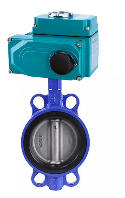 Затвор дисковый поворотный WBV1132N-2W-Fb-H Ду40 Ру16, корпус -чугун GG25, диск - нержавеющая сталь 316L, уплотнение - NBR, с 1/4-оборотным электроприводом QT-N-003EM-O1-24VDC-У1 24В HARK в Омске