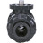 Кран шаровой BV4242E-FP-GRM-ISO Дн32 Ру10 полнопроходной, клеевой с разборным муфтовым соединением, корпус - UPVC (НПВХ), шар - UPVC (НПВХ), уплотнение - EPDM, с ISO-фланцем и голым штоком квадратным в Омске