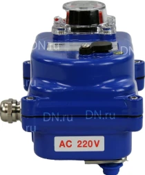 Электропривод четвертьоборотный QT-N-003EM-O1-220VAC-У1 blue 220В