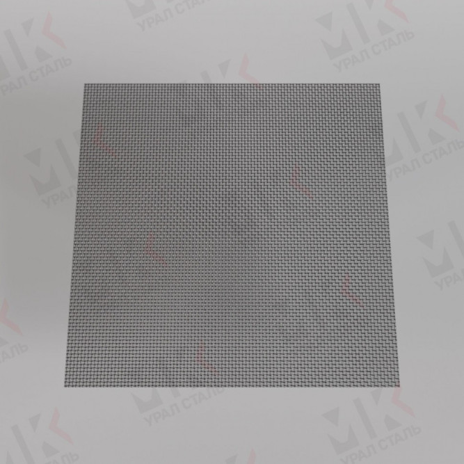 Сетка тканая нержавеющая 1x1х0.32 мм 03Х17Н14М3 ГОСТ 3826-81 в Омске
