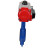 Затвор дисковый поворотный WBV1413E-2W-Fb-H Ду150 Ру16, корпус - чугун GGG50, диск - чугун GGG40, уплотнение - EPDM, с пневмоприводом PA-DA-105 и пневмораспределителем 4M310-08 DC24V в Омске