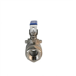 Кран шаровой BV3232P(2pc)-FP-T-H Ду10 Ру140 полнопроходной двухходовой, нержавеющая сталь 316, внутренняя резьба, уплотнение - PTFE, ручка-рычаг