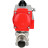 Кран шаровой BV3232P(3pc)-FP-W-ISO-H LONG Ду32 Ру40 полнопроходной, корпус - нержавеющая сталь 316, уплотнение - PTFE, под приварку, с пневмоприводом PA-DA-052 в Омске