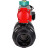 Кран шаровой BV4242E-FP-GRM-ISO Дн25 Ру10 полнопроходной, корпус - НПВХ, шар - НПВХ, уплотнение - EPDM, с пневмоприводом PA-SA-052, пневмораспределителем 4M310-08 AC220V и магнитным переключателем ALS200D в Омске