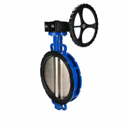 Затвор дисковый поворотный WBV1413E-2W-Fb-ISO-R Ду500 Ру16, корпус - чугун GGG50, диск - чугун GGG40, уплотнение - EPDM, с редуктором, шток 27х27, F14, крутящий момент - 3711Нм