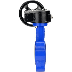 Затвор дисковый поворотный WBV1616N-2W-Fb-H Ду50 Ру16 LUG межфланцевый, корпус - чугун QT450, диск - чугун QT450, уплотнение - NBR, с редуктором RDN RQN1-150Z-T24