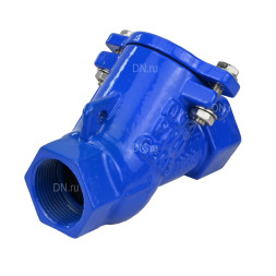 Клапан обратный VCB1433N-T 1/2″ Ду15 Ру16 муфтовый, шаровой, корпус - чугун, шар - сталь+NBR, уплотнение - NBR