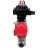 Кран шаровой BV3131P(3pc)-FP-W-ISO-H LONG Ду15 Ру63 полнопроходной, корпус - нержавеющая сталь 304, уплотнение - PTFE, под приварку, с пневмоприводом PA-DA-052 и БКВ APL-410N EX в Омске