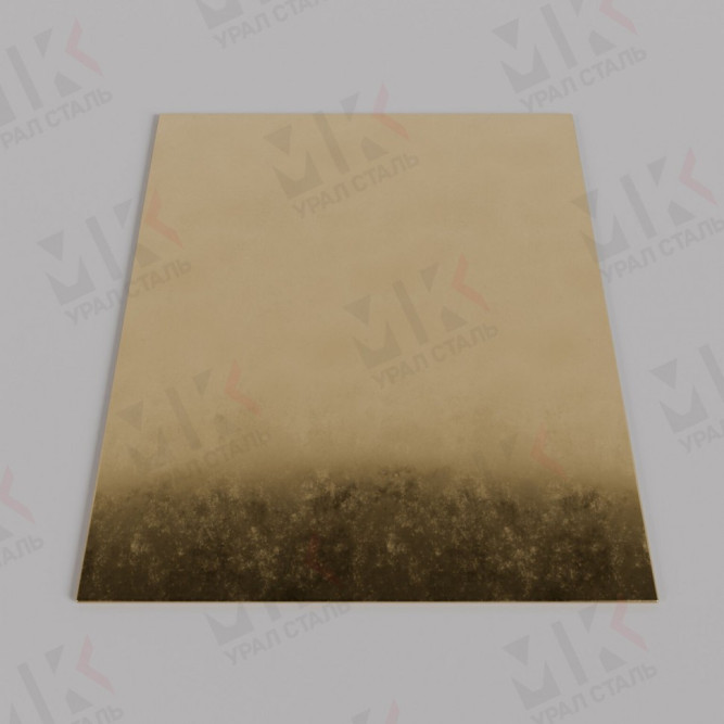 Латунный лист 10х600х1500 мм ЛС59-1 ГОСТ 2208-2007 в Омске
