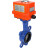 Затвор дисковый поворотный WBV1432N-2W-Fb-H Ду40 Ру16, корпус - чугун GGG50, диск - нержавеющая сталь 316L, уплотнение - NBR, с электроприводом MINI QT-N-003EM-1-220VAC-У1 в Омске