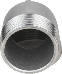 Отвод (уголок) ВР-НР-316 1/2″ Ду15 Ру16 угол 90°, корпус - нержавеющая сталь 316, присоединение - внутренняя / наружная резьба