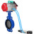Затвор дисковый поворотный WBV1432N-2W-Fb-H Ду65 Ру16 корпус - чугун GGG50, диск - нержавеющая сталь 316L, уплотнение - NBR, с пневмоприводом PA-SA-105, пневмораспределителем 4V320-10 AC220V и магнитным переключателем ALS200D в Омске