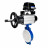 Затвор дисковый поворотный WBV3434Pf-2W-Fb-R Ду150 Ру16, корпус - углеродистая сталь WCB, диск - углеродистая сталь WCB, футерованный PTFE, уплотнение - PTFE, с пневмоприводом PA-DA-105-1 и позиционером YT-1000RSN без обратной связи в Омске