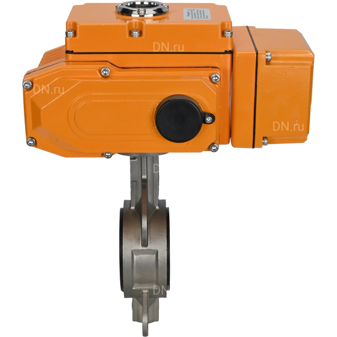 Затвор дисковый поворотный WBV3232E-2W-Fb-H Ду250 Ру16, корпус - нержавеющая сталь 316L, диск - нержавеющая сталь 316L, уплотнение - EPDM, с электроприводом QT-N-040EM-B1-220VAC-У1 (0-10В) HARK в Омске