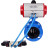 Затвор дисковый поворотный WBV1313E-2W-F-H Ду200 Ру16 фланцевый, корпус - чугун GGG40, диск - чугун GGG40, уплотнение - EPDM, с пневмоприводом PA-DA-140 и пневмораспределителем 4V320-08 AC220V в Омске