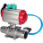 Кран шаровой BV3131P(3pc)-FP-W-ISO-H LONG Ду65 Ру25 полнопроходной, корпус - нержавеющая сталь 304, уплотнение - PTFE, под приварку, с пневмоприводом PA-DA-083, пневмораспределителем 4V320-08 AC220V и магнитным переключателем ALS200D в Омске