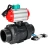 Кран шаровой BV4242E-FP-GRM-ISO Дн20 Ру10 полнопроходной, корпус - НПВХ, шар - НПВХ, уплотнение - EPDM, с пневмоприводом PA-SA-052, пневмораспределителем 4V320-10 AC220V и магнитным переключателем ALS200D в Омске