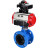 Затвор дисковый поворотный WBV1313E-2W-F-H Ду65 Ру16 фланцевый, корпус - чугун GGG40, диск - чугун GGG40, уплотнение - EPDM, с пневмоприводом PA-DA-105, пневмораспределителем 4M310-08 AC220V и БКВ APL-210N в Омске