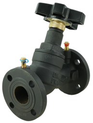 Клапан балансировочный VB1431V-F Ду15 Ру16 чугунный, фланцевый, с ниппелями