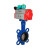 Затвор дисковый поворотный WBV1132N-2W-Fb-H Ду40 Ру16 корпус - чугун GG25, диск - нержавеющая сталь 316L, уплотнение - NBR, с пневмоприводом PA-SA-083 и магнитным переключателем ALS200D в Омске